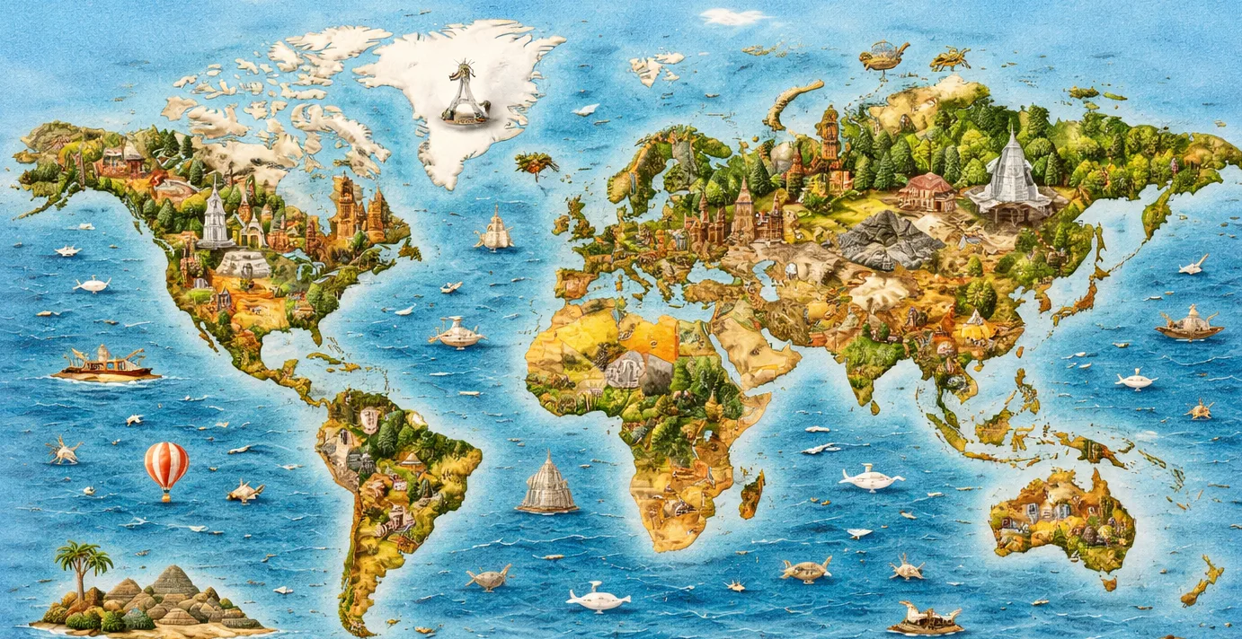 AOYAD world map